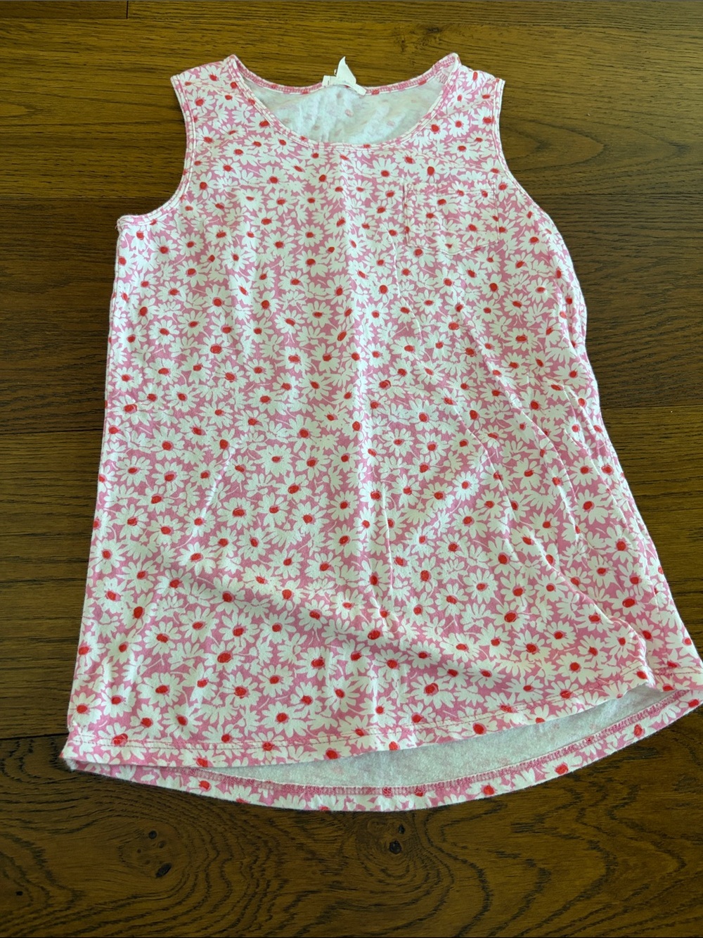 Crewcuts Daisy Print Tank Top